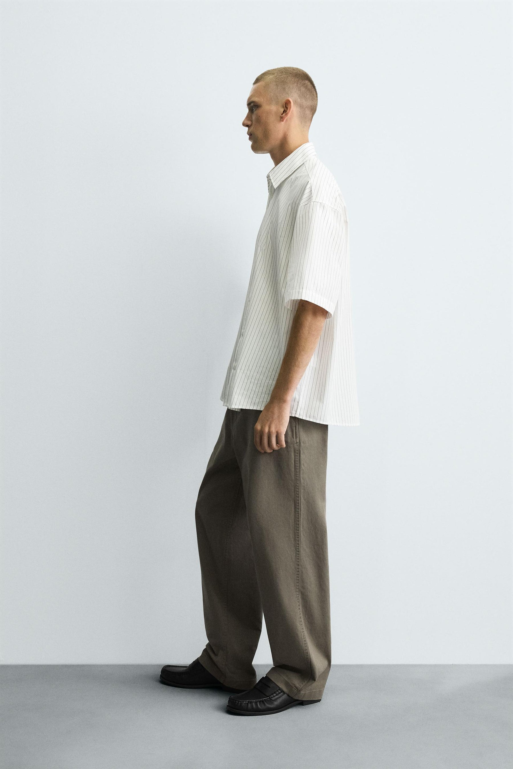 EMBROIDERED STRIPED SHIRT - Image 4