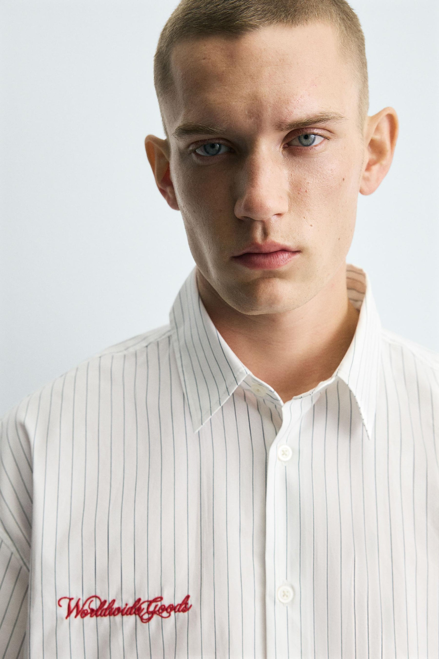 EMBROIDERED STRIPED SHIRT - Image 6
