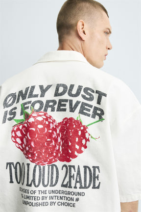 TEXTURED PRINT SHIRT - Image 7