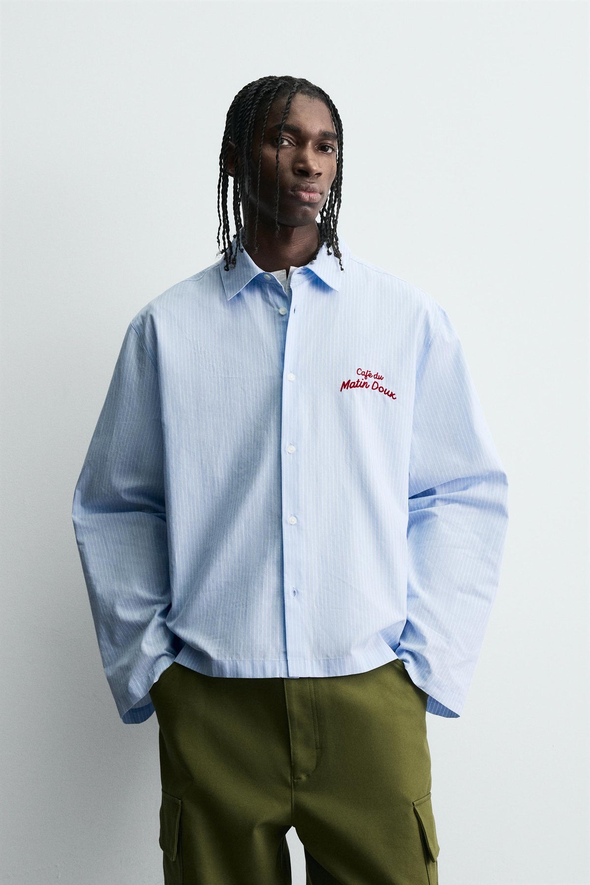 GRAPHIC STRIPED SHIRT - Image 2