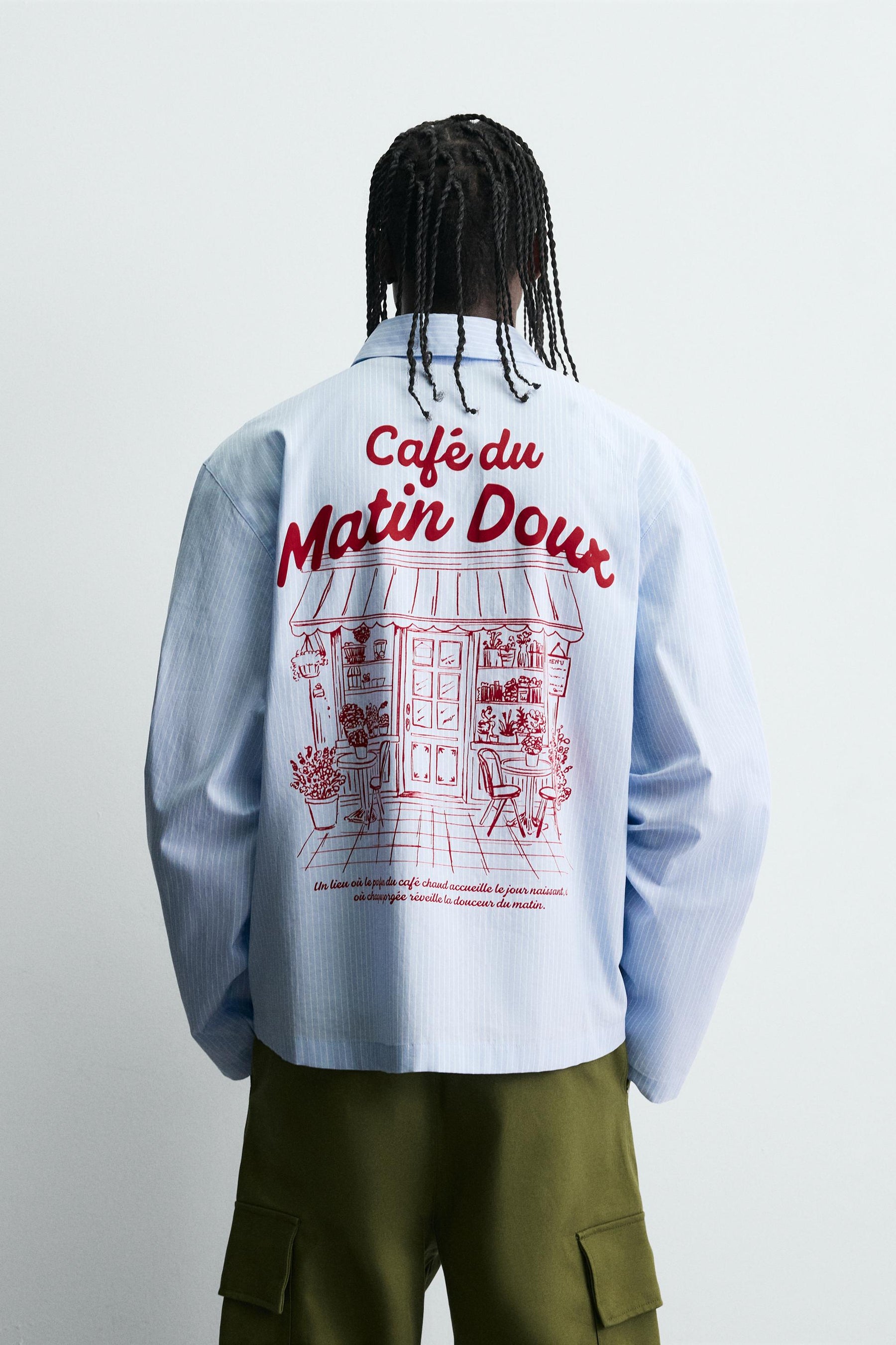 GRAPHIC STRIPED SHIRT - Image 3