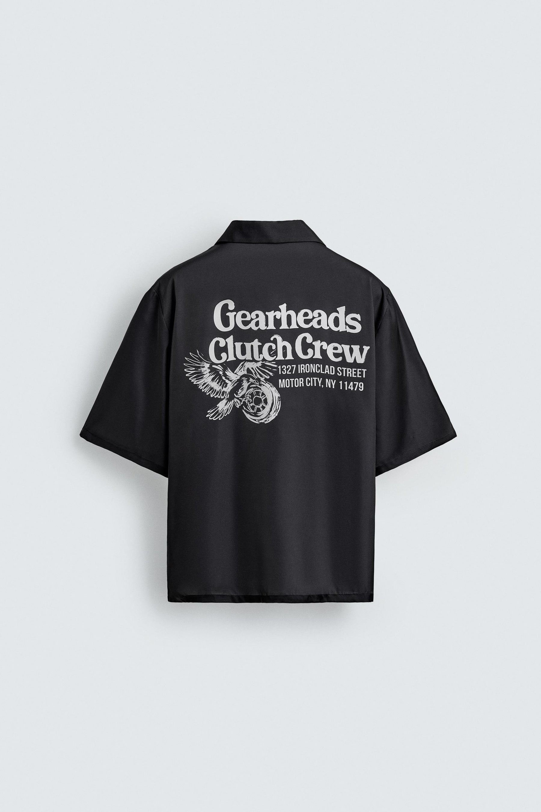 CONTRAST PRINT FLOWING SHIRT - Image 8