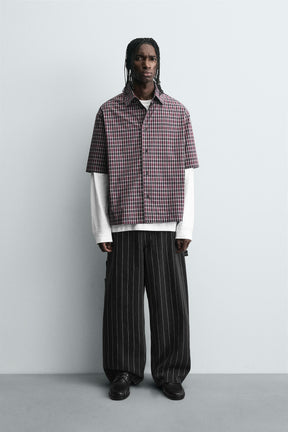 EMBROIDERED CHECK SHIRT - Image 1