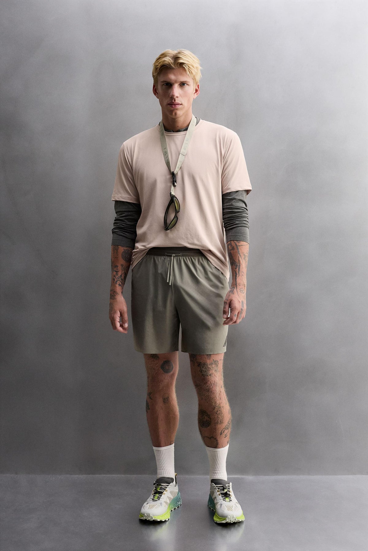 LIGHTWEIGHT PERFORATED SHORTS - Image 1