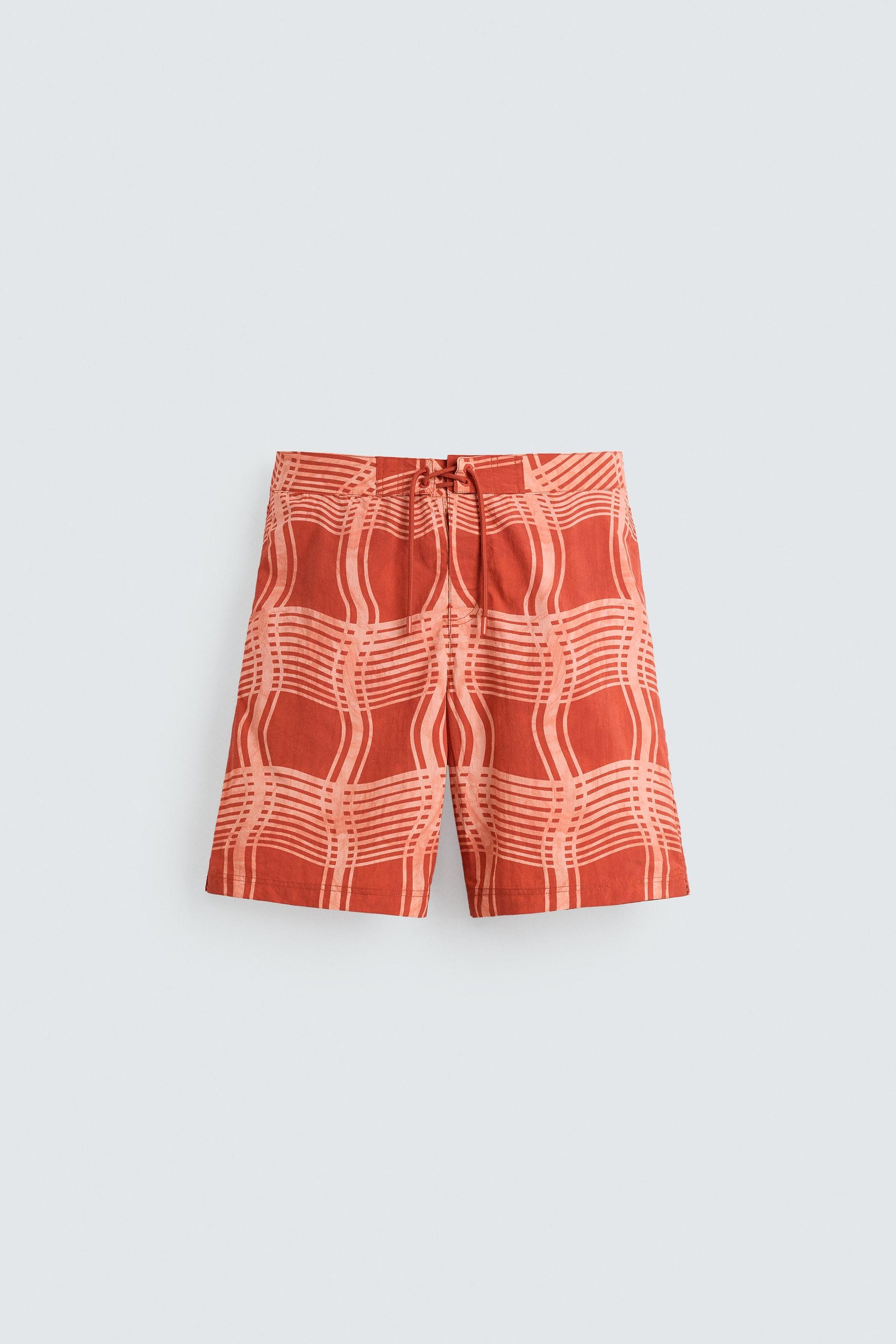 "Printed long swimming trunks" - Image 5