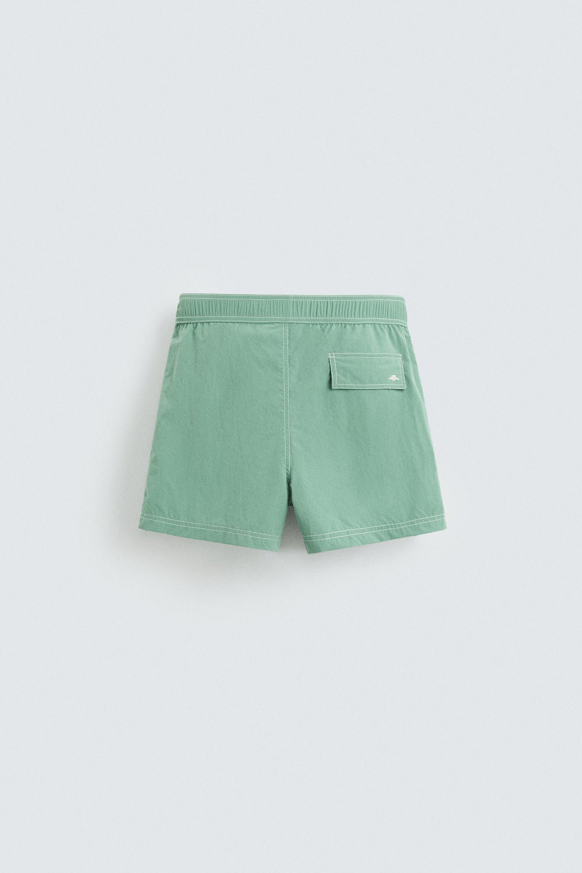 CONTRAST WASH MEDIUM SWIMMING TRUNKS - Image 2
