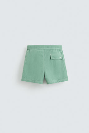 CONTRAST WASH MEDIUM SWIMMING TRUNKS - Image 2