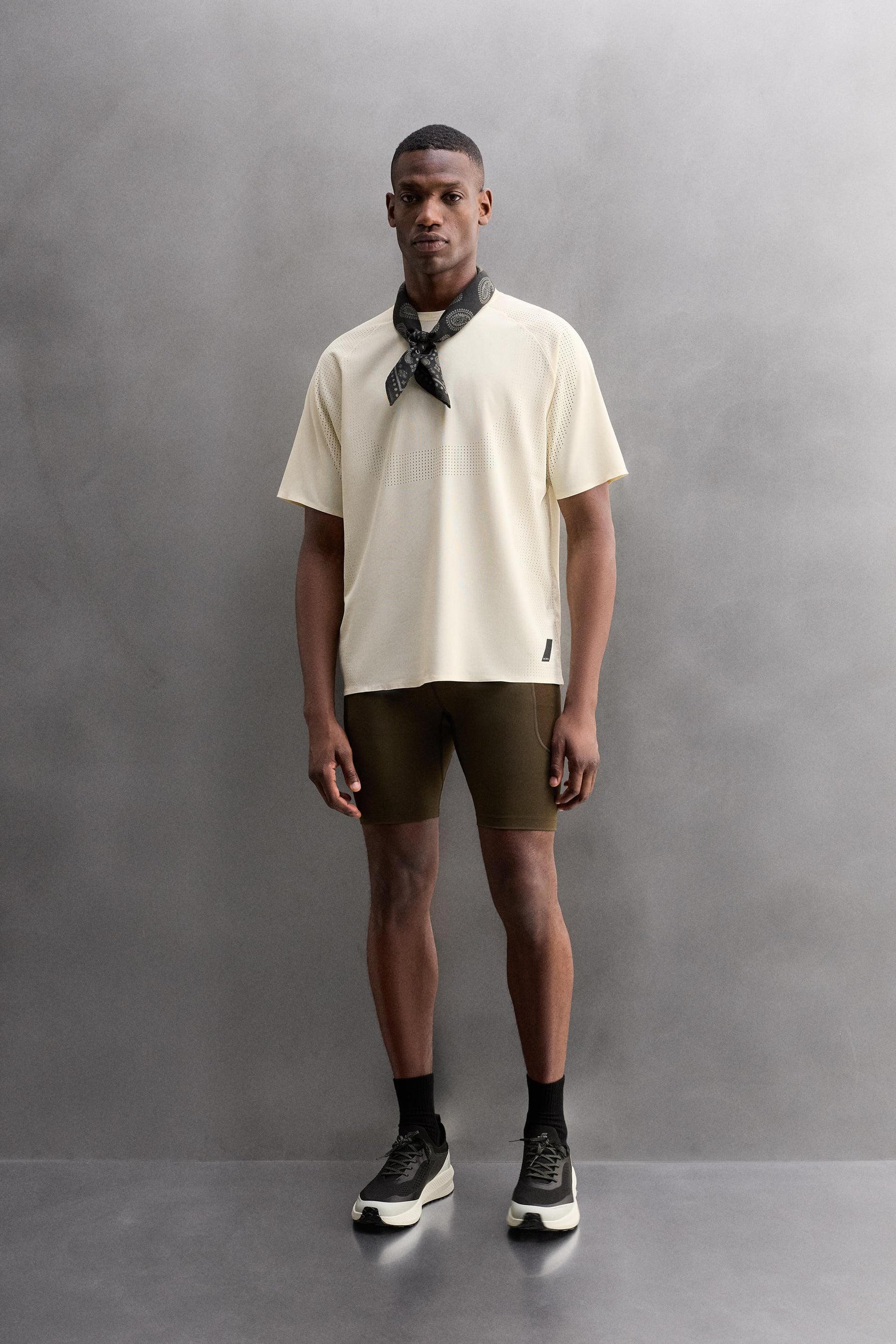 PERFORATED TEXTURED T-SHIRT - Image 1