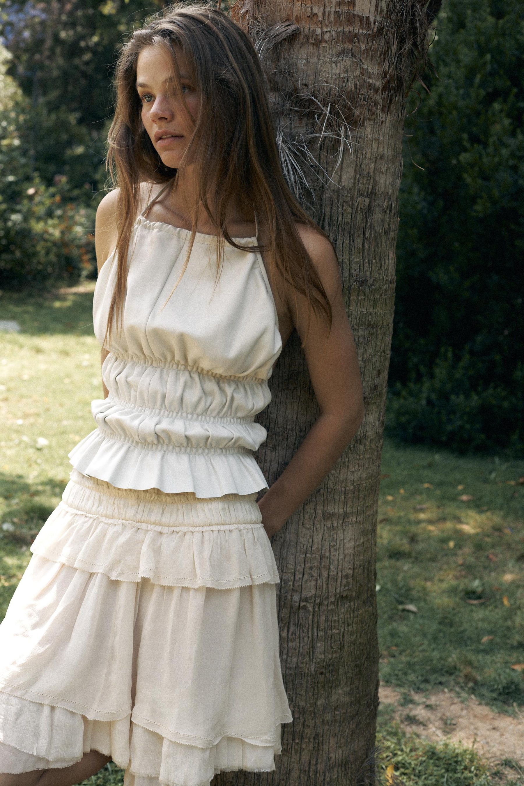 100% Leather Halter Top