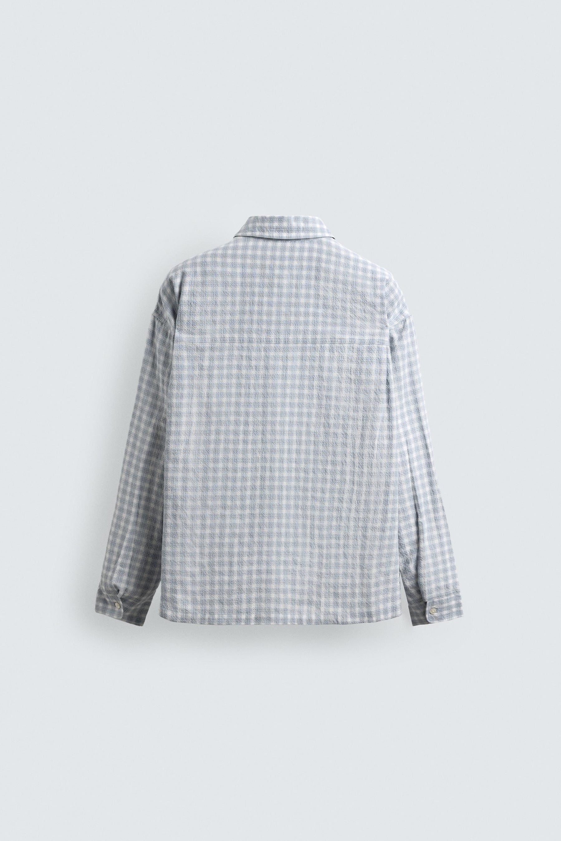 TEXTURED CHECK SHIRT - Image 7