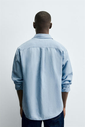 LIGHTWEIGHT DENIM SHIRT - Image 3