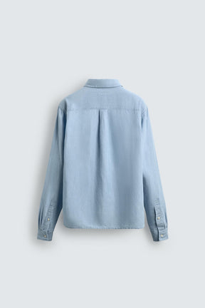 LIGHTWEIGHT DENIM SHIRT - Image 8