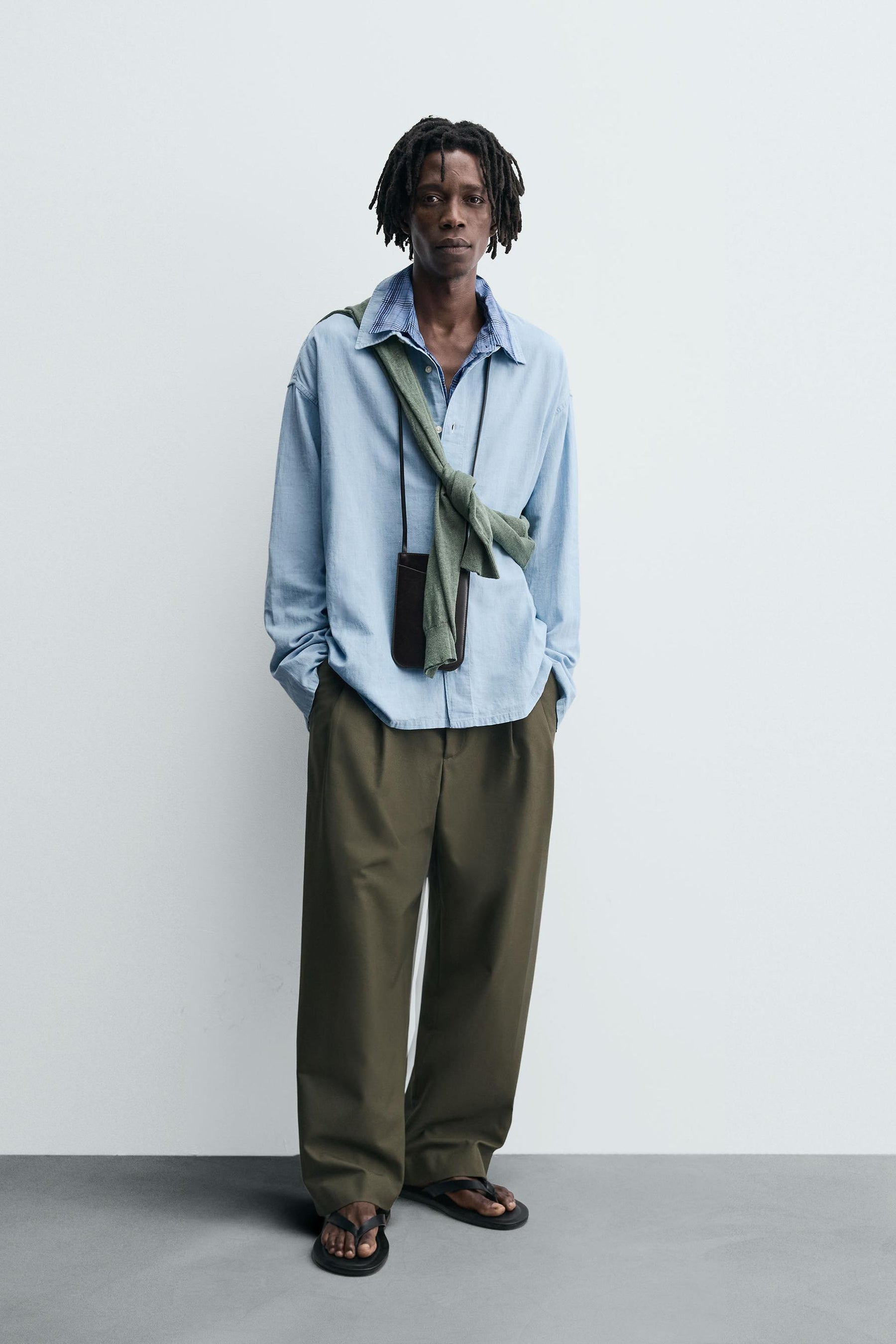 LIGHTWEIGHT DENIM SHIRT - Image 1