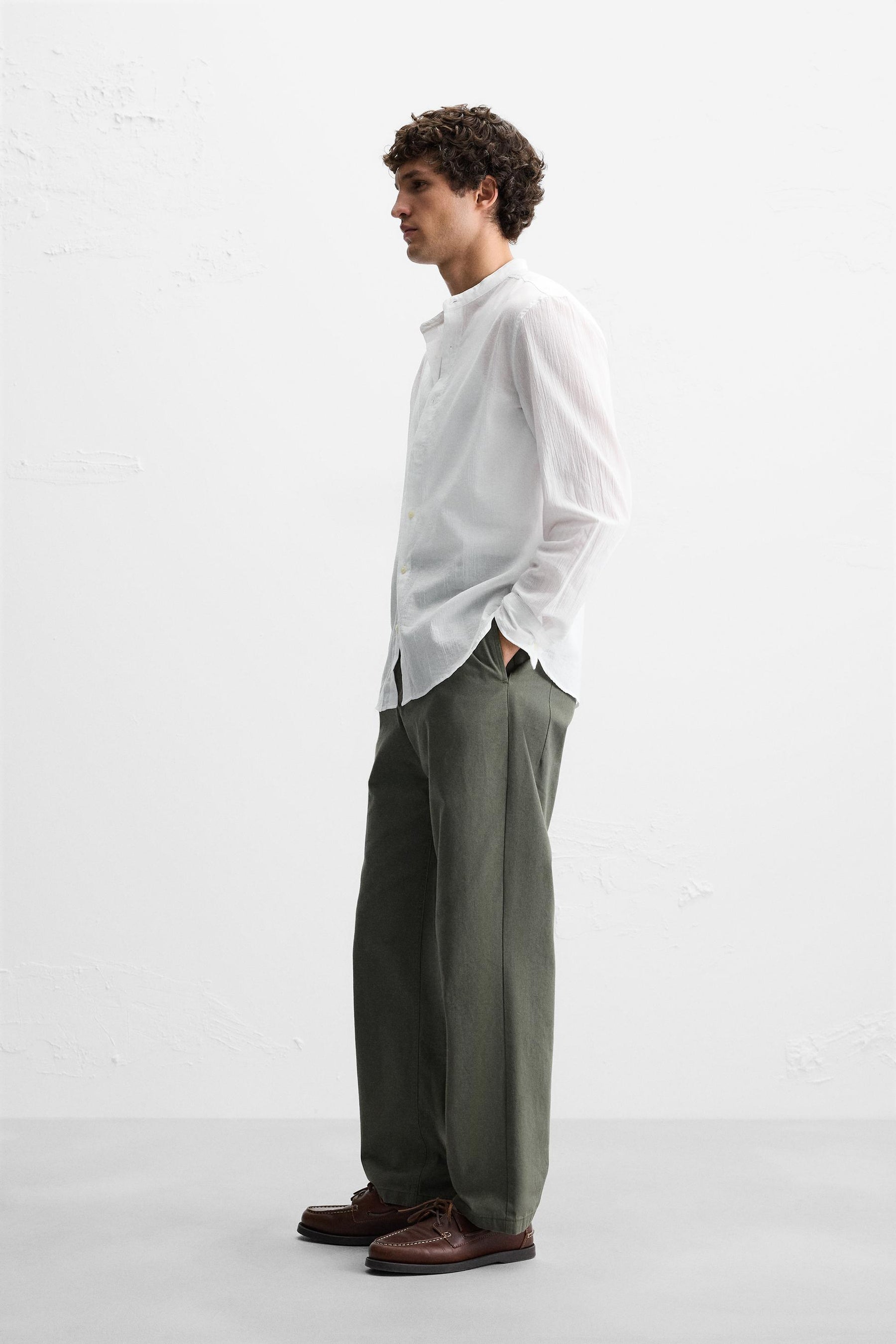 CREASED-EFFECT SHIRT - Image 4