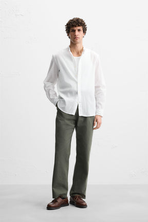 CREASED-EFFECT SHIRT - Image 1