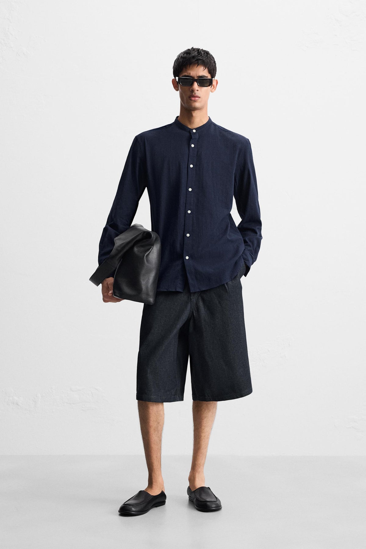 CREASED-EFFECT SHIRT - Image 1