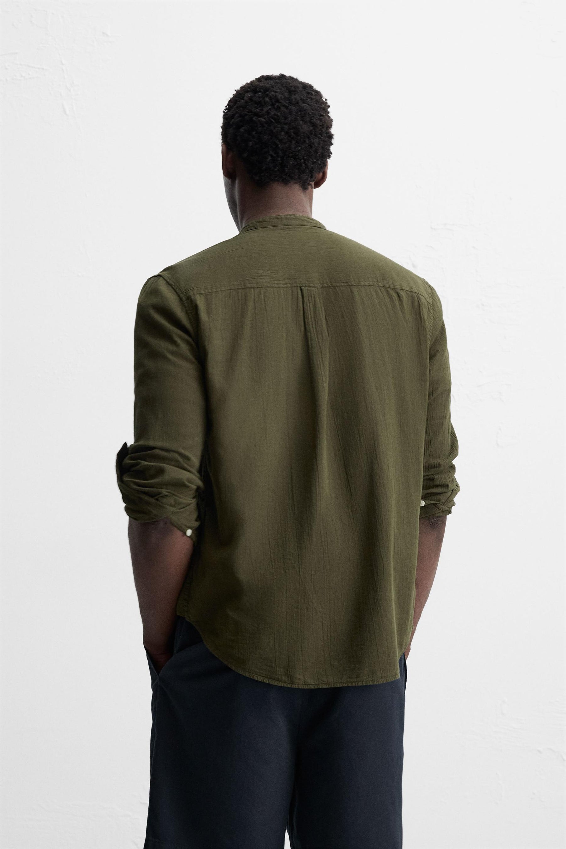 CREASED-EFFECT SHIRT - Image 3