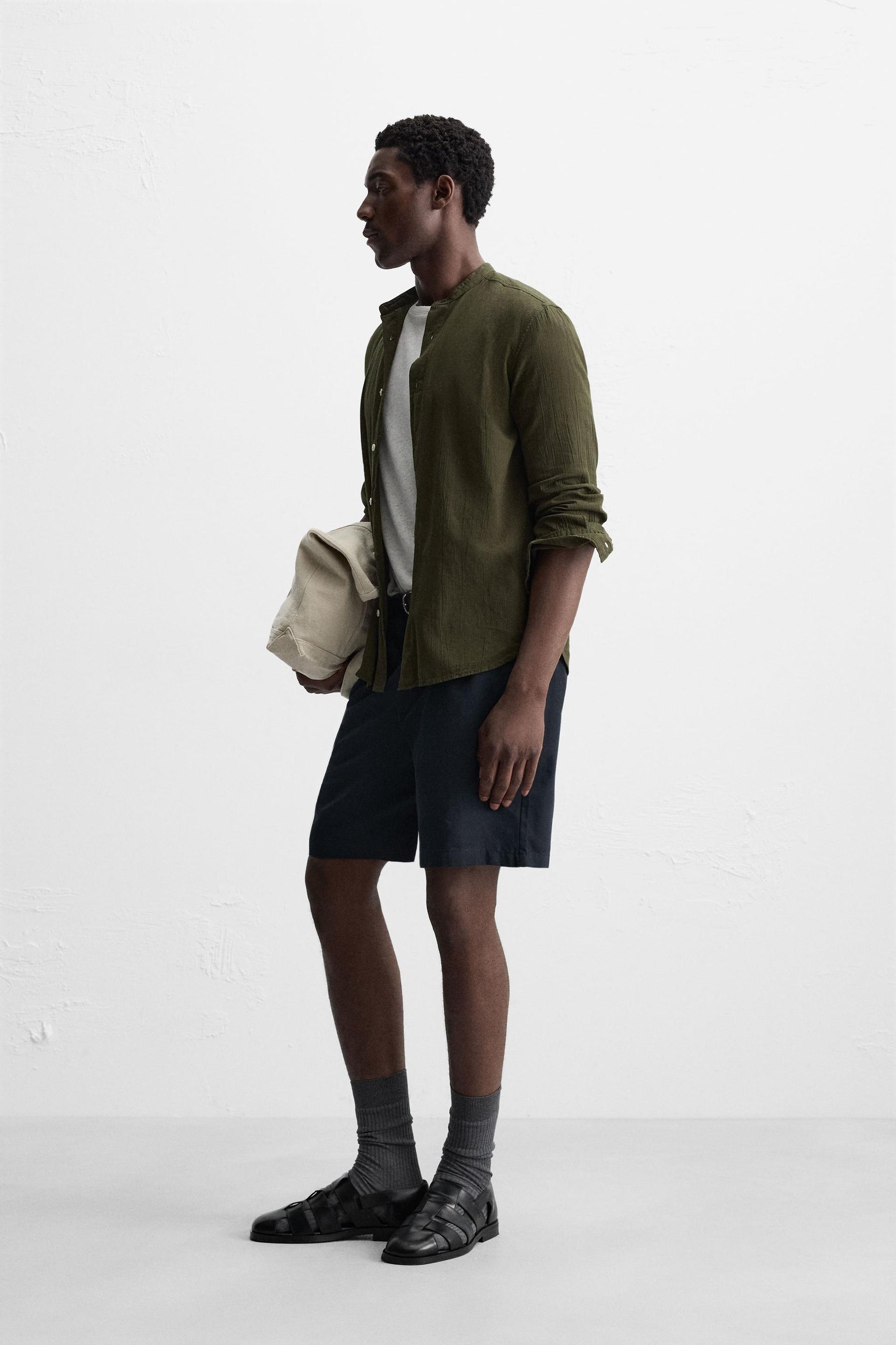 CREASED-EFFECT SHIRT - Image 4