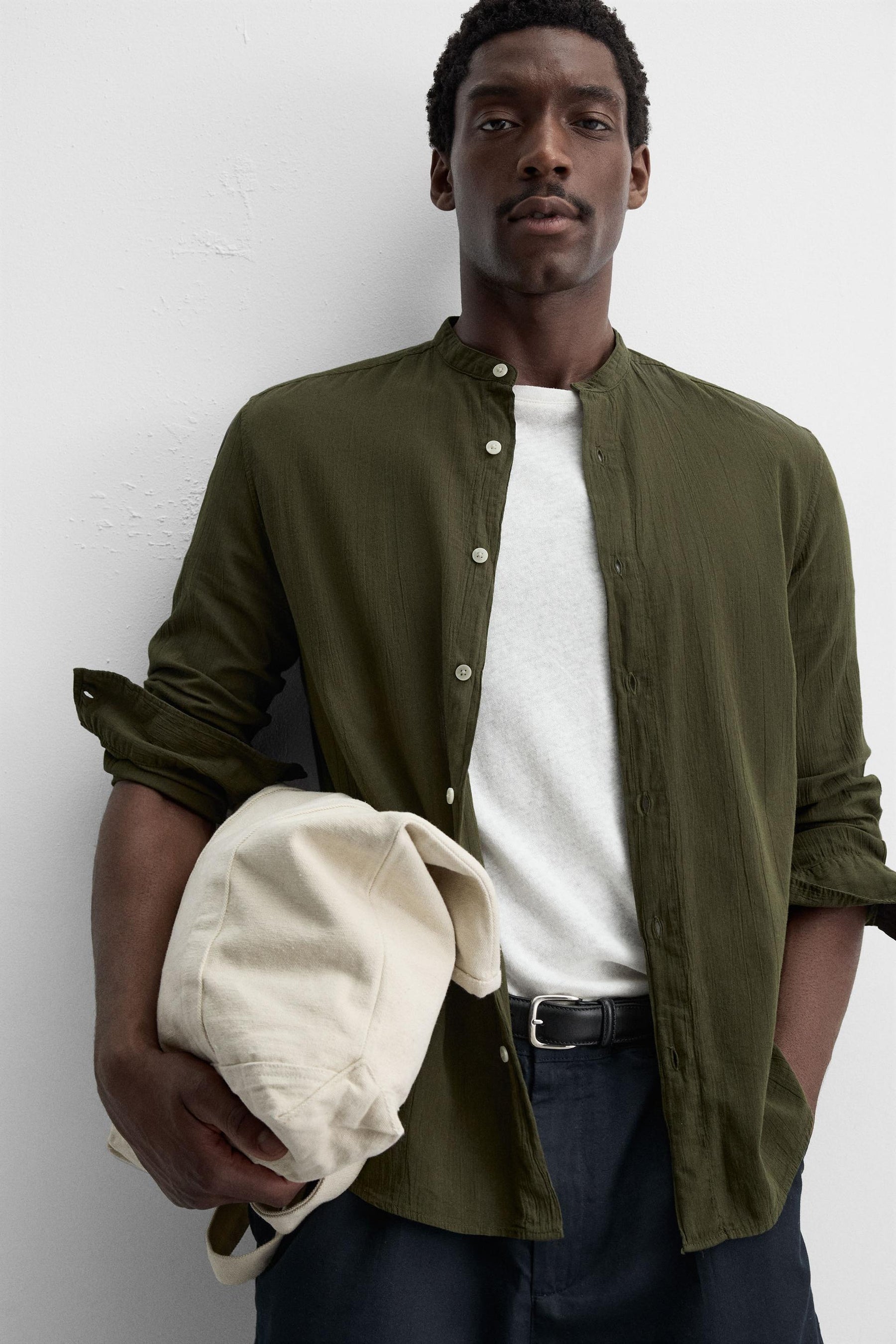 CREASED-EFFECT SHIRT - Image 5