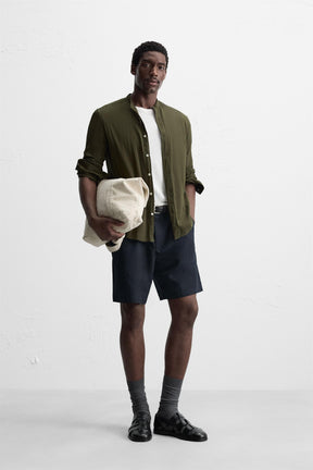 CREASED-EFFECT SHIRT - Image 1