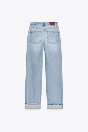 High-Waist Full-Length Jeans