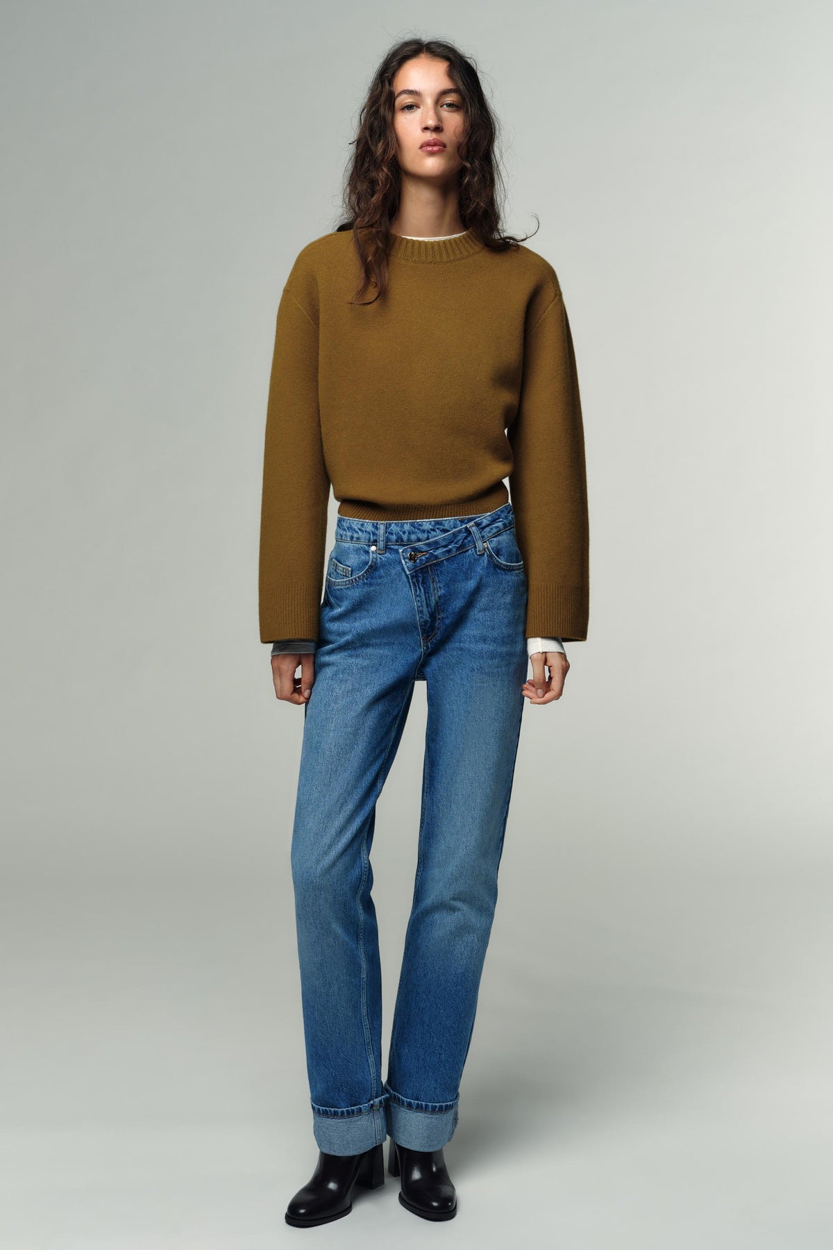 Straight High-Waist Full Length