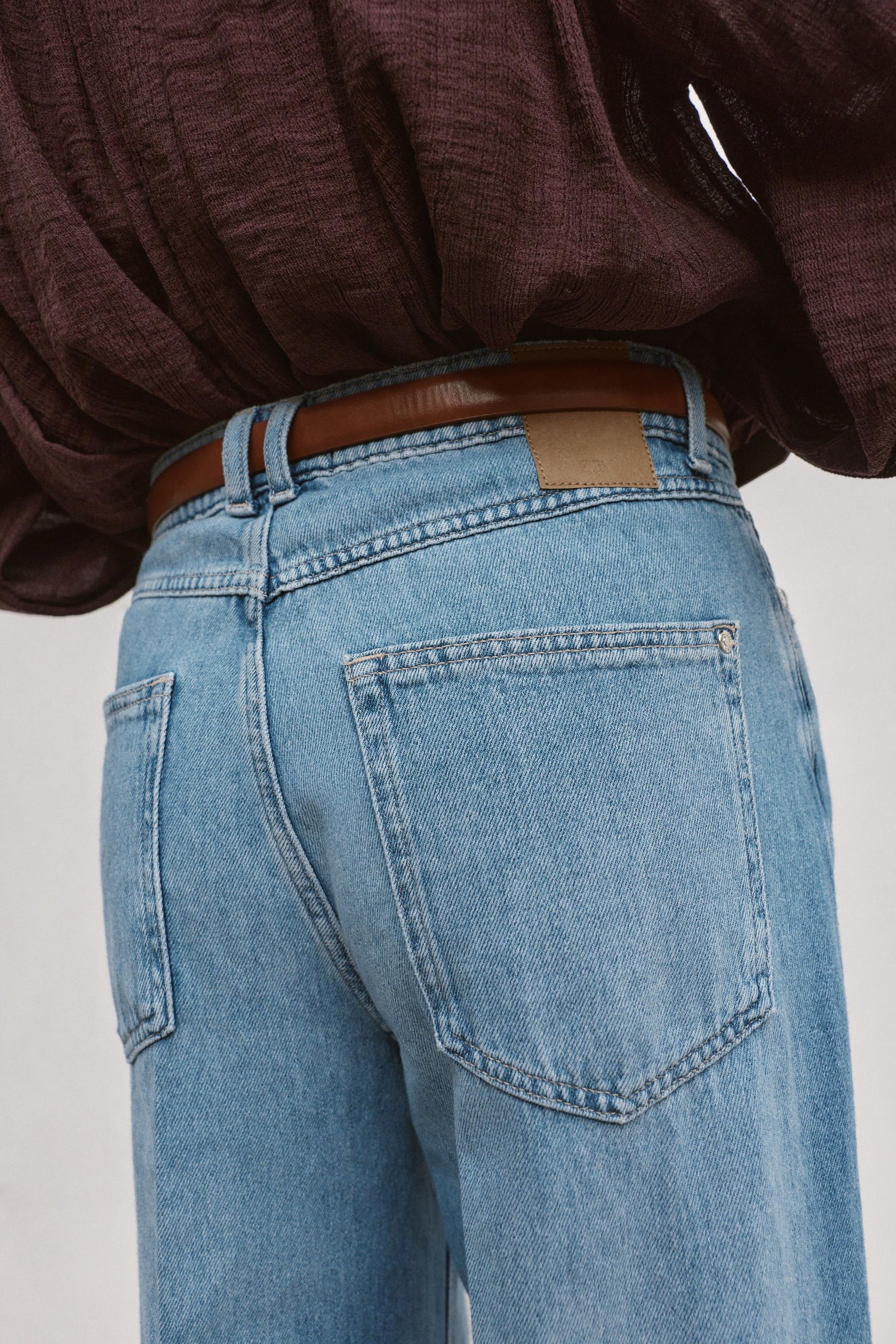 High-Waist Wide-Leg Jeans