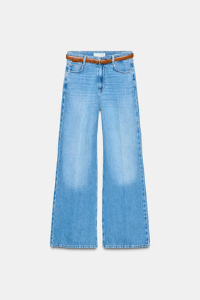 High-Waist Wide-Leg Jeans