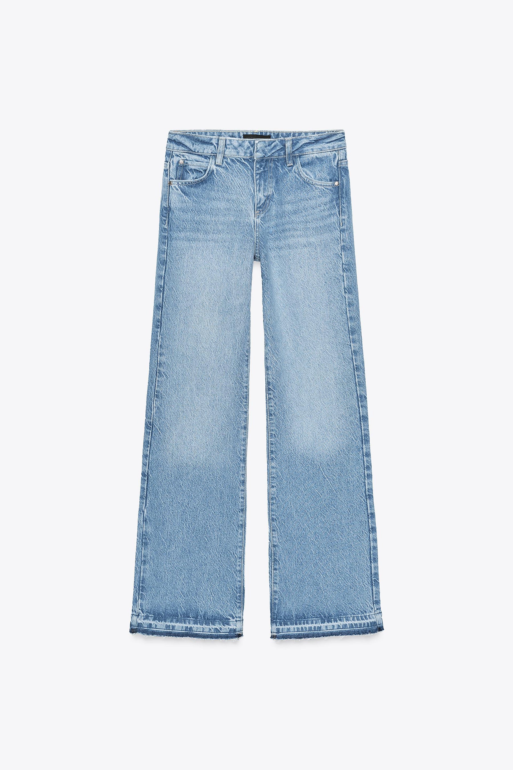 MID-WAIST BOOTCUT JEANS