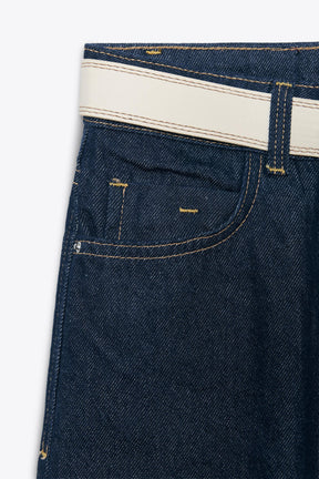 Jeans with Pressed Crease