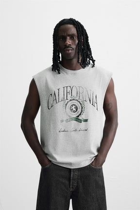 WASHED PRINT TANK TOP - Image 2