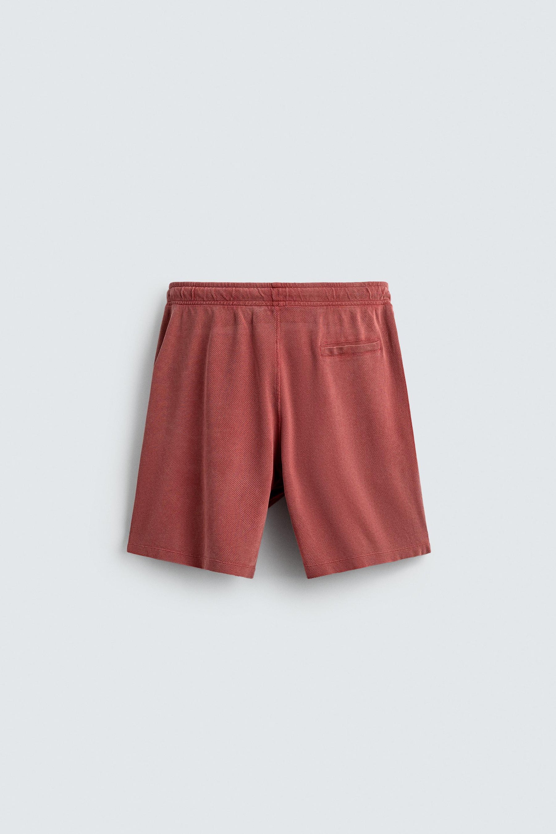 VARSITY OPEN-WEAVE TEXTURED BERMUDA SHORTS - Image 8
