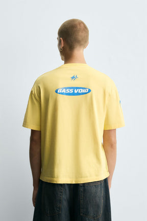 T-SHIRT WITH CONTRAST TEXT PRINTS - Image 3