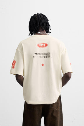 WASHED PRINT T-SHIRT - Image 3