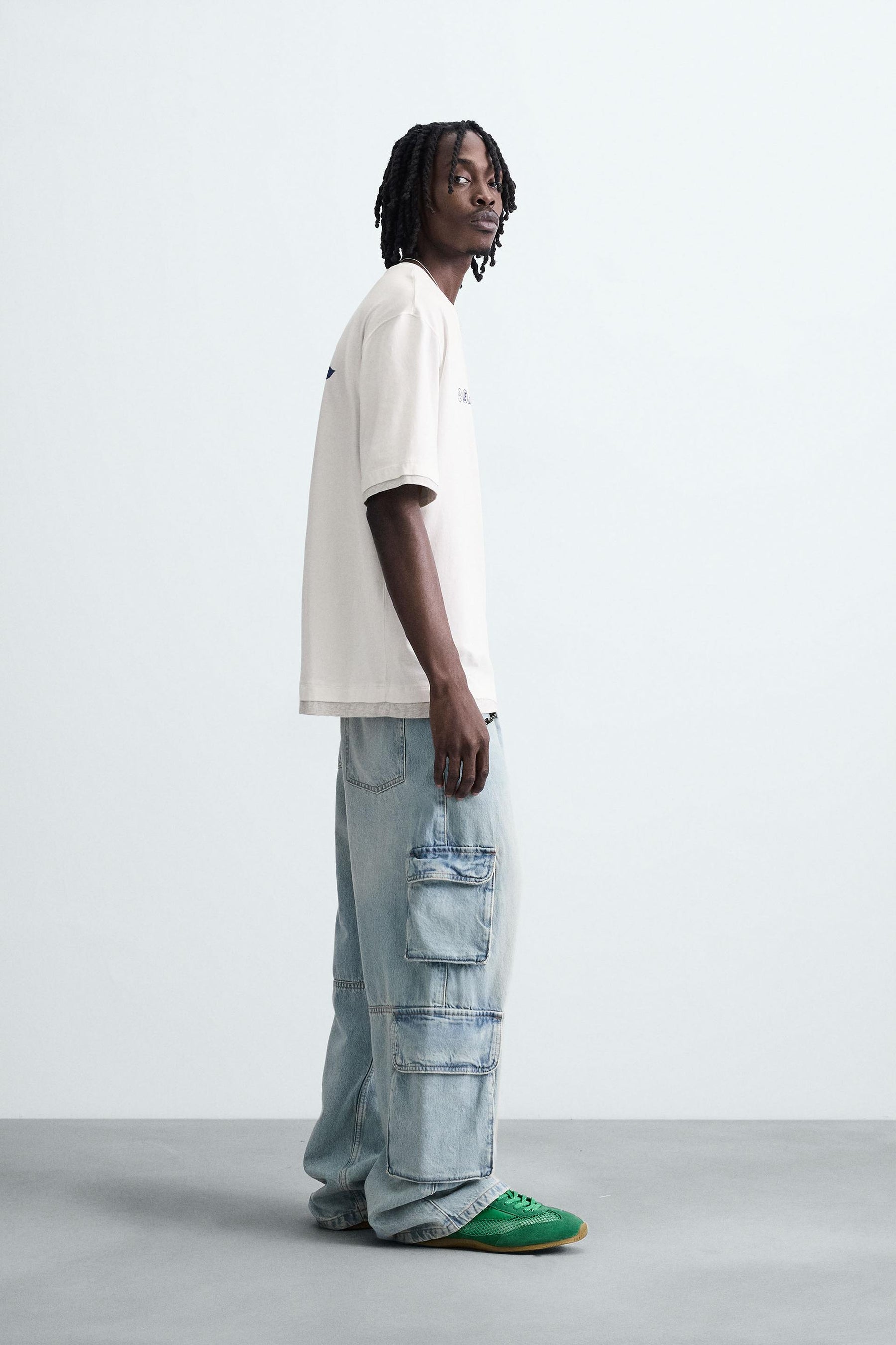 PRINTED SLOGAN T-SHIRT - Image 4