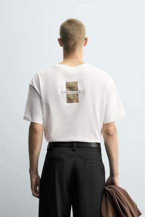 T-SHIRT WITH CONTRAST LABELS - Image 3