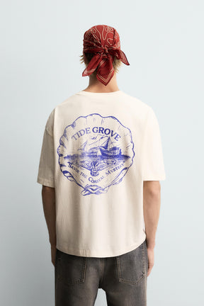 WASHED PRINT T-SHIRT - Image 3