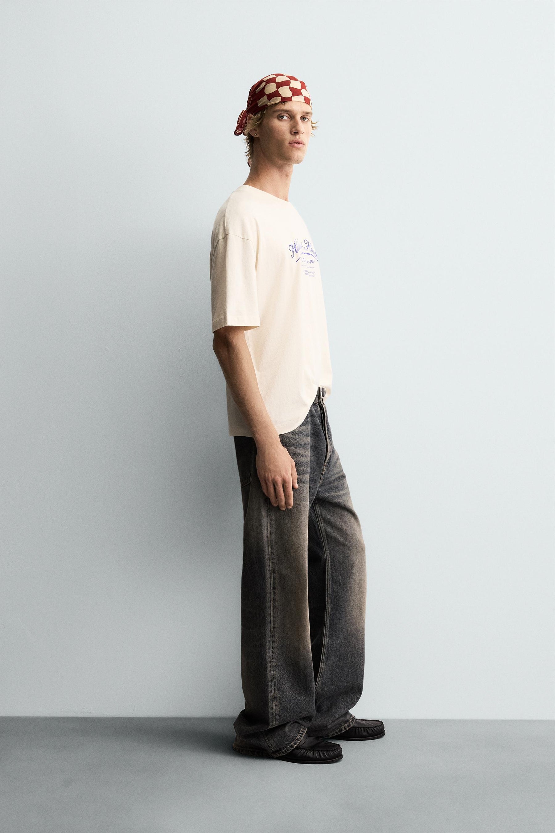 WASHED PRINT T-SHIRT - Image 4