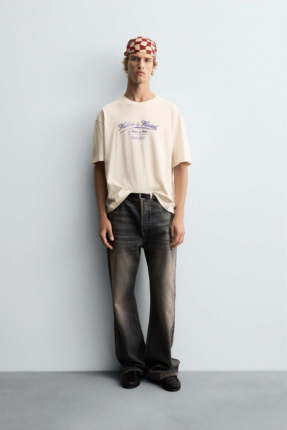 WASHED PRINT T-SHIRT - Image 1