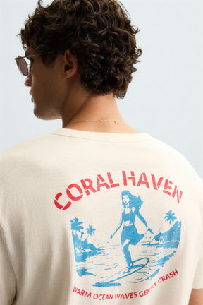 CONTRAST GRAPHIC T-SHIRT - Image 6