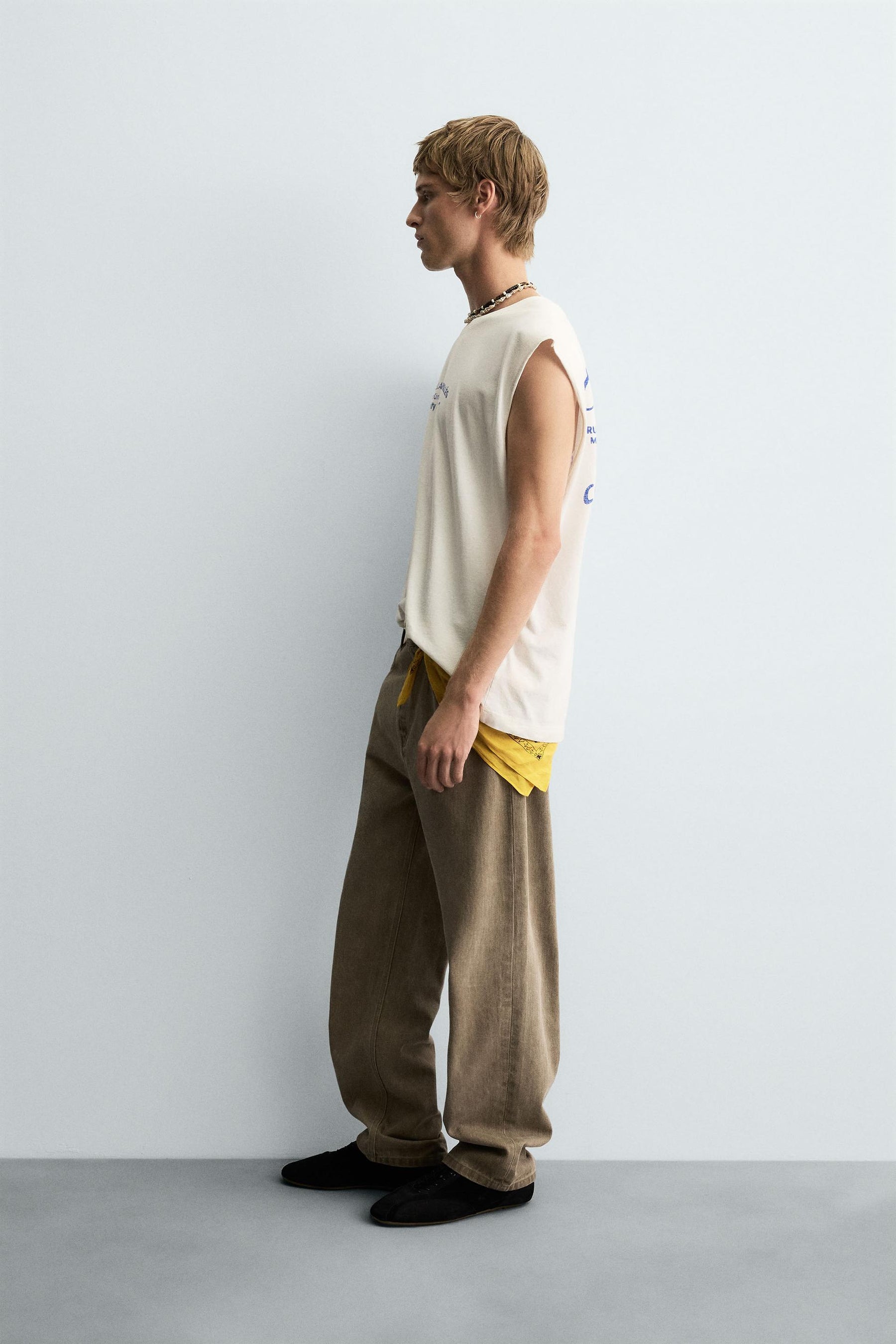 WASHED PRINT TANK TOP - Image 4