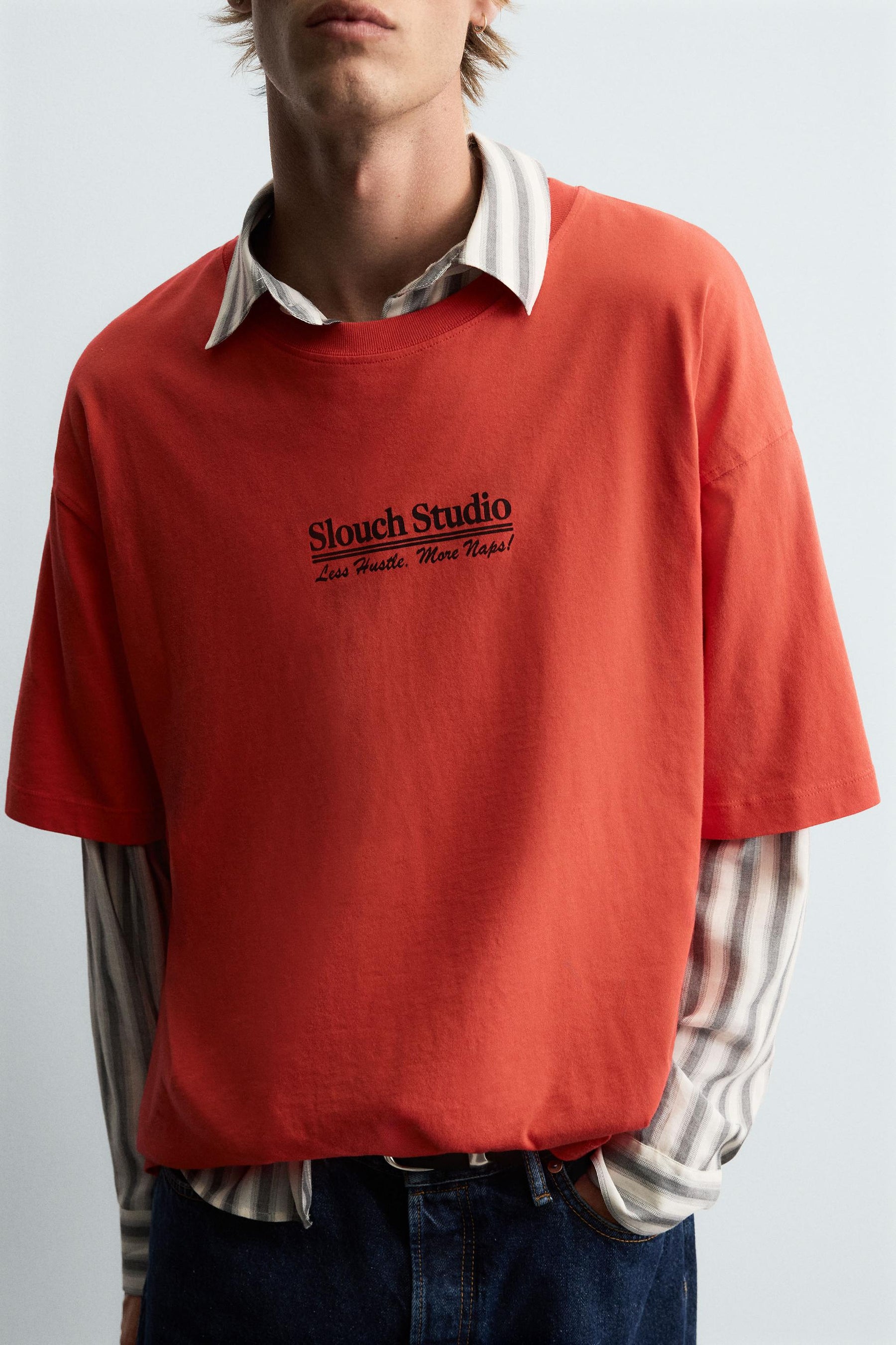 CONTRAST PRINT T-SHIRT - Image 5