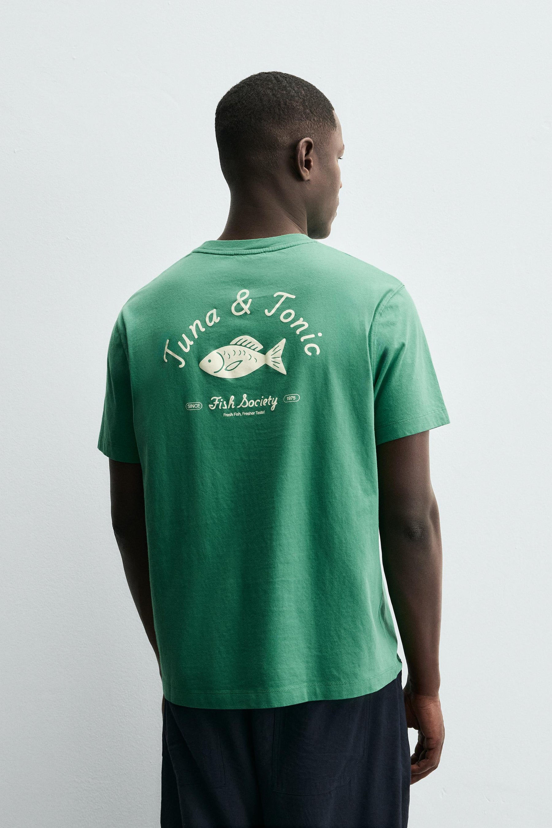 EMBROIDERED FISH T-SHIRT - Image 3