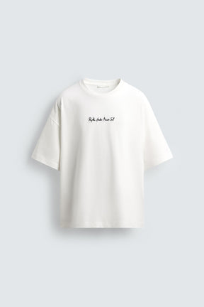 SLOGAN EMBROIDERED T-SHIRT - Image 7