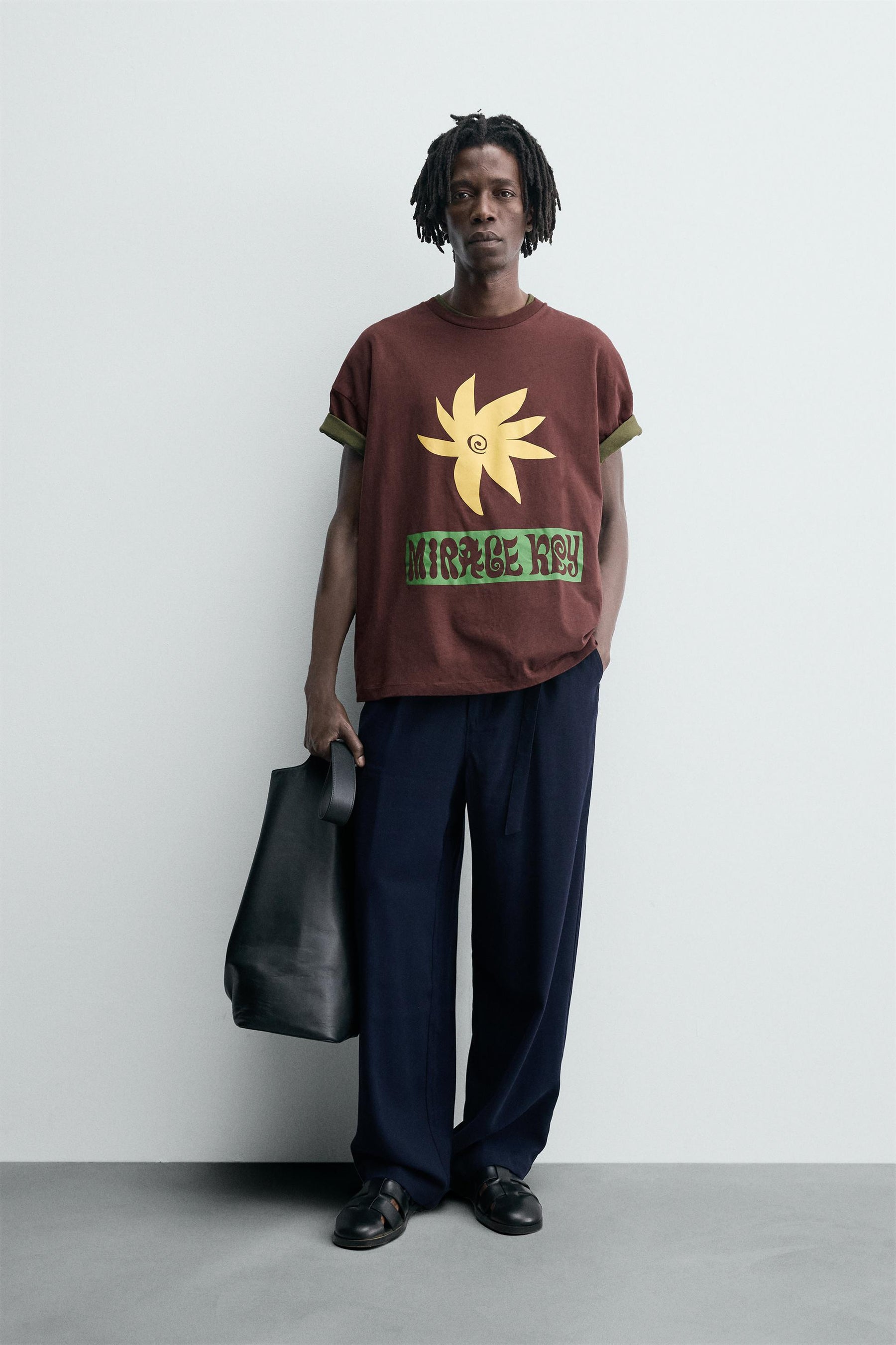 SLOGAN PRINT T-SHIRT - Image 1