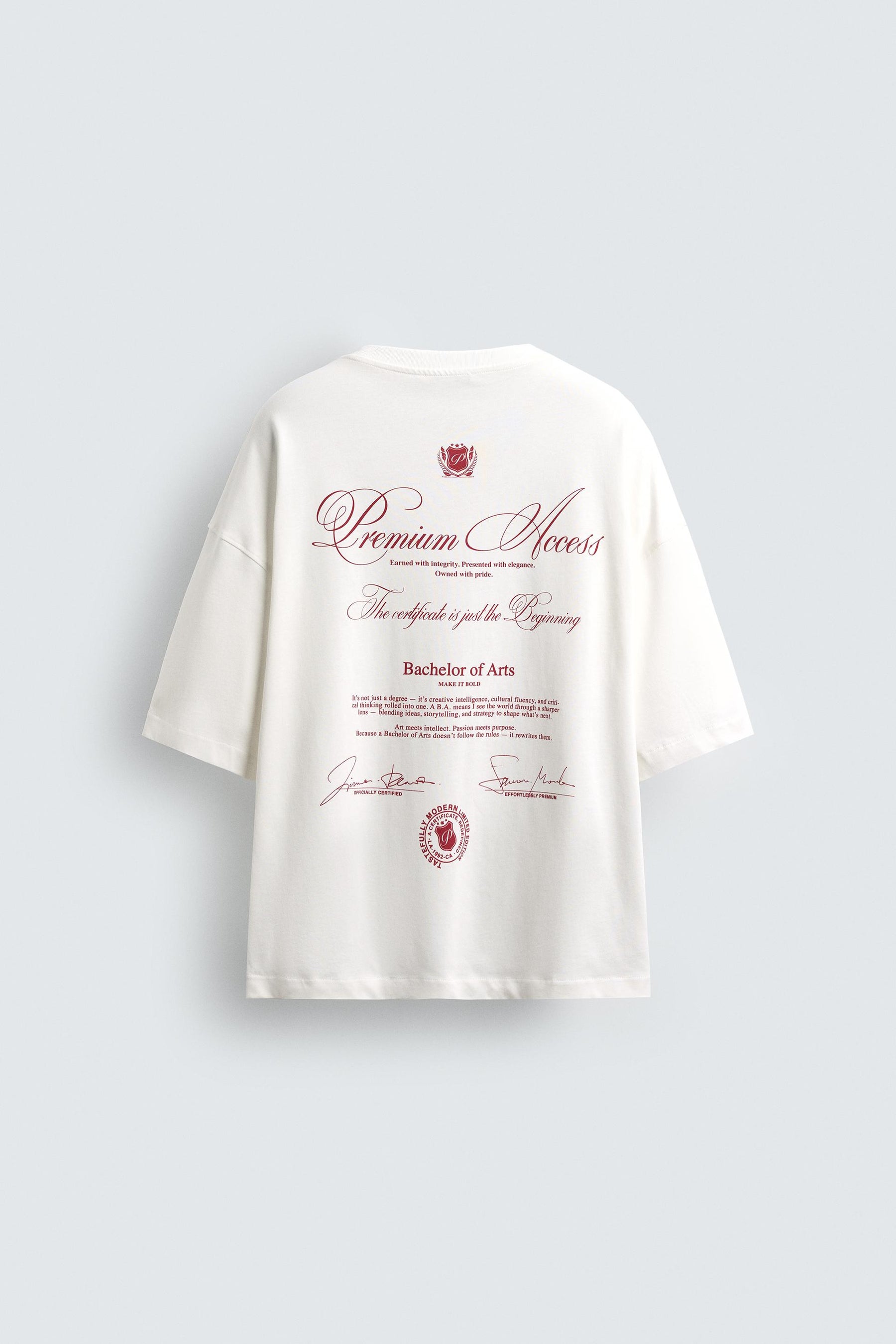 PRINTED TEXT T-SHIRT - Image 7