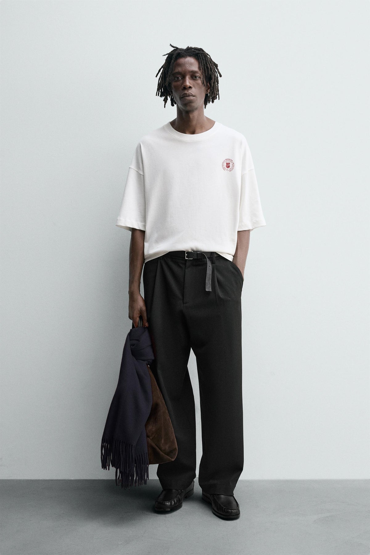 PRINTED TEXT T-SHIRT - Image 1