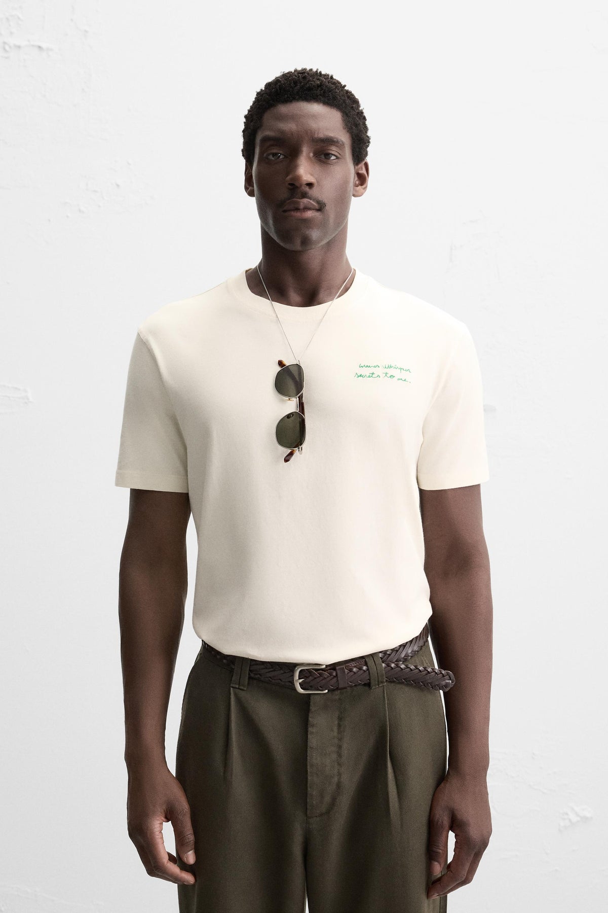 CONTRAST PRINT T-SHIRT - Image 2