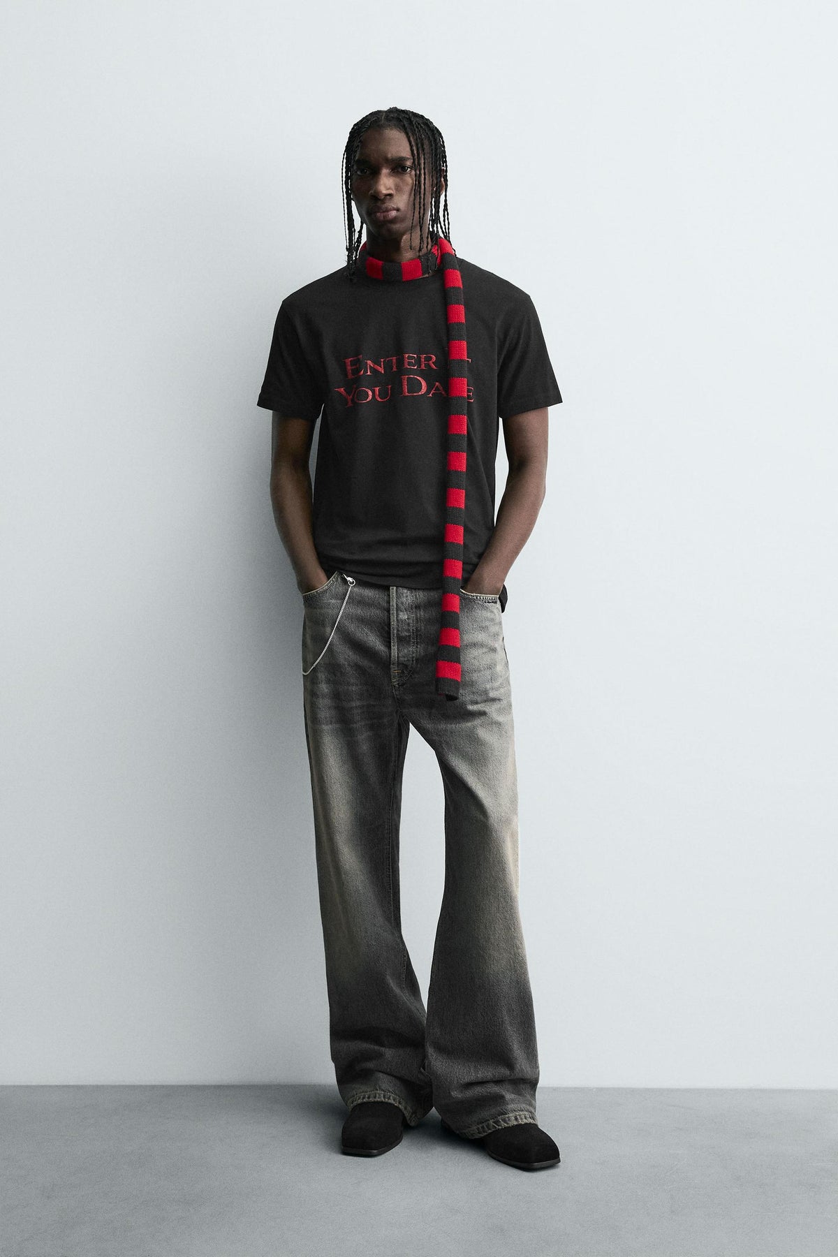 SLOGAN PRINT T-SHIRT - Image 1