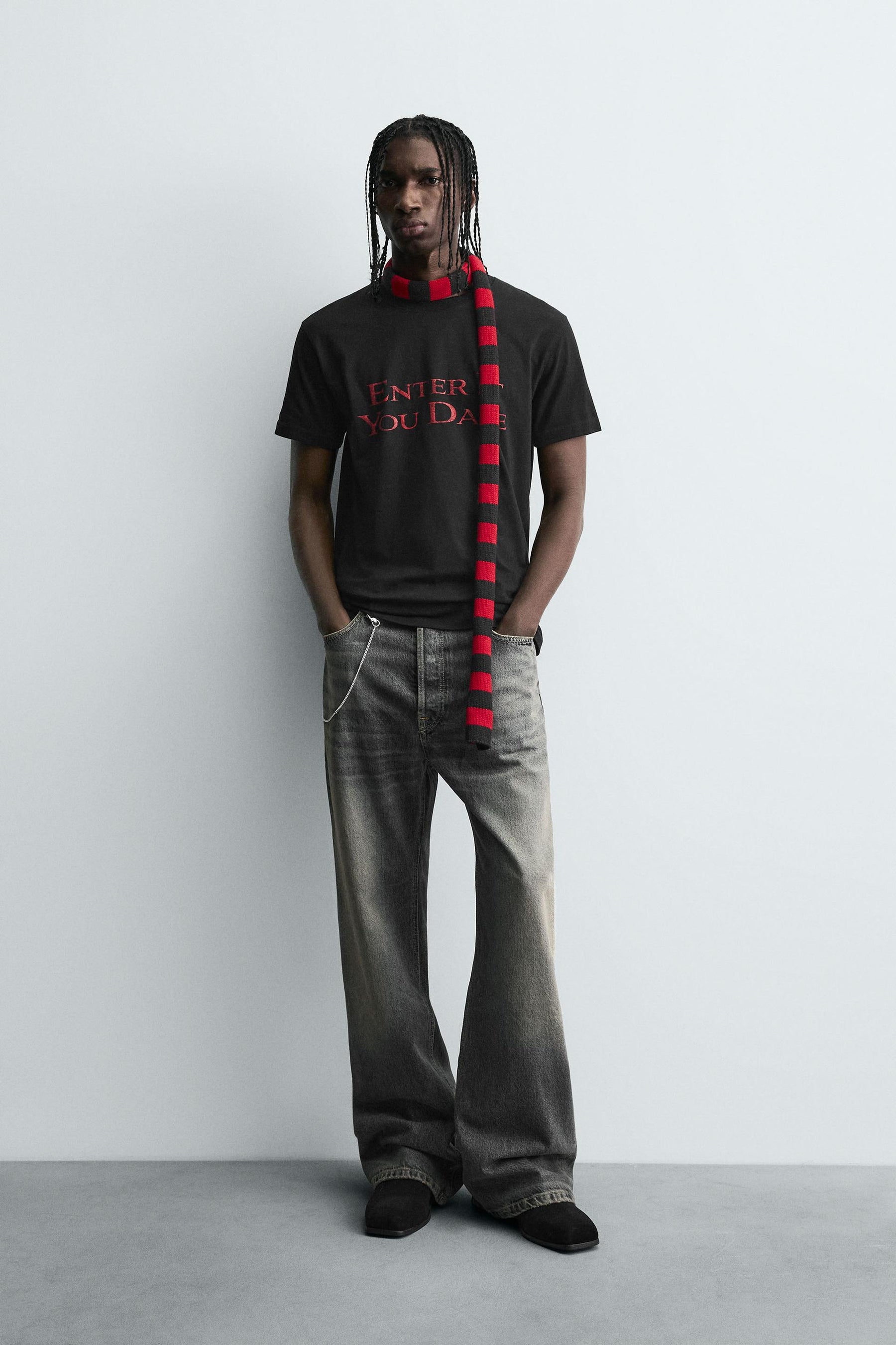 SLOGAN PRINT T-SHIRT - Image 1